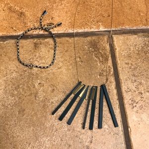 Plunder adjustable necklace and bracelet